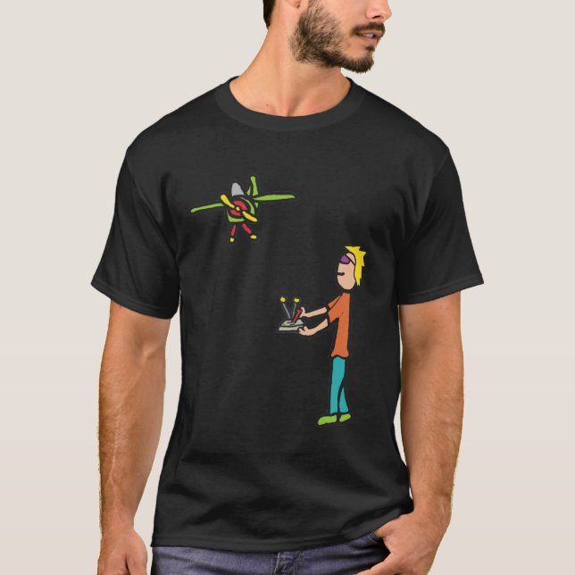 RC-Flugzeug T-Shirt (Vorderseite)