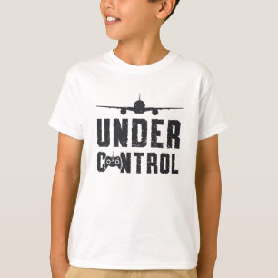 RC-Flugzeug unter Kontrolle Pilot Flugzeug RC-Flug T-Shirt