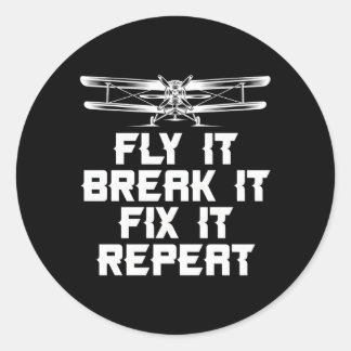 RC Model Flugzeuge Rc Pl. für Flugzeug mit Funkste Runder Aufkleber