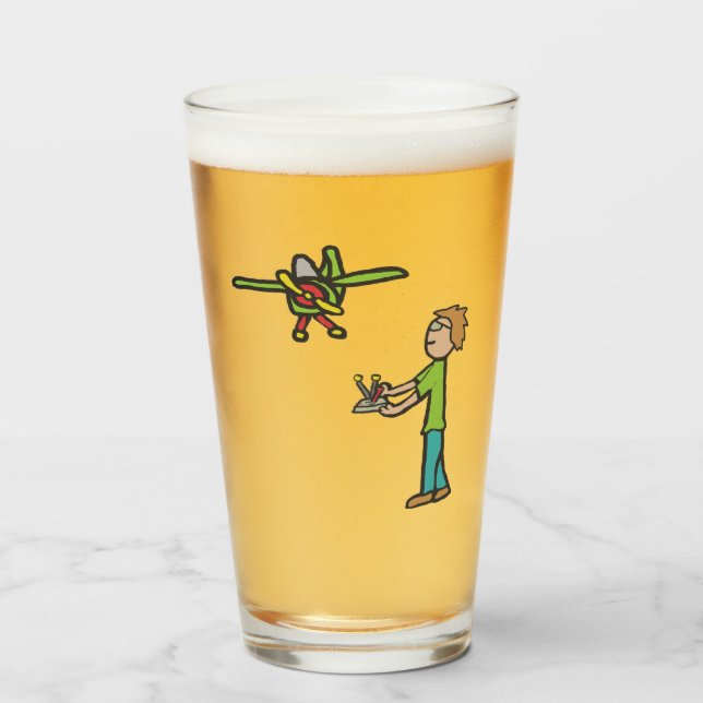 RC Modellflugzeug Flug Glas (Vorne (Gefüllt))