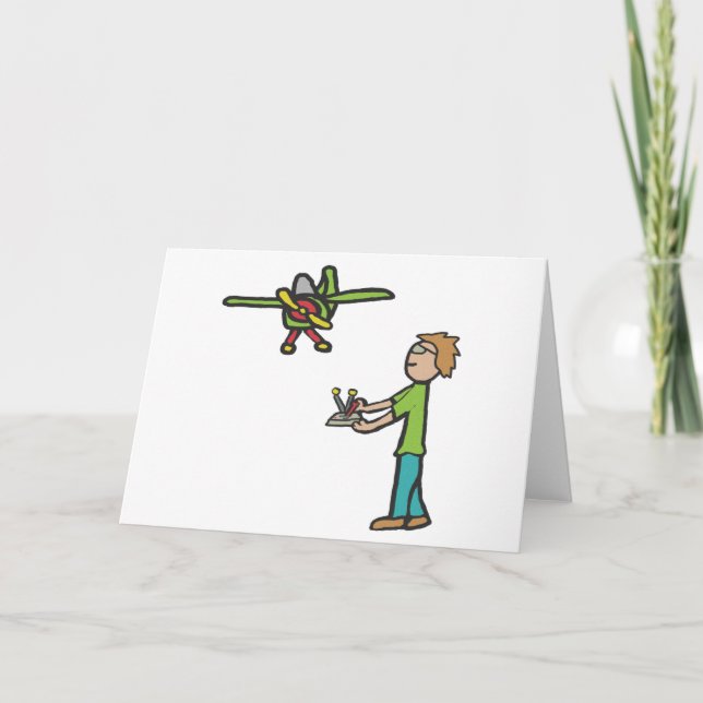 RC Modellflugzeug Flug Karte (Vorderseite)