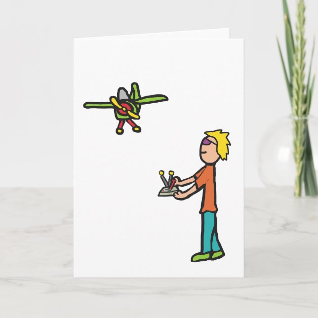 RC Modellflugzeug Flug Karte (Vorderseite)