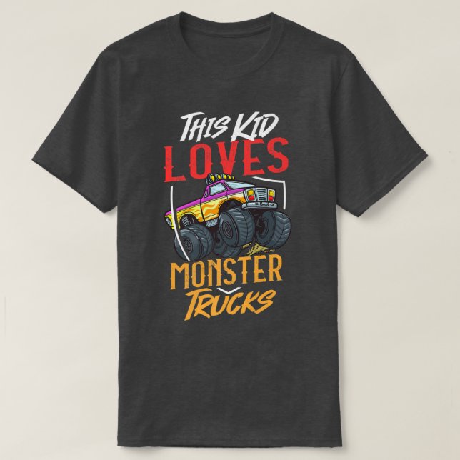Rc Monster Truck Remote Control Car  T-Shirt (Design vorne)