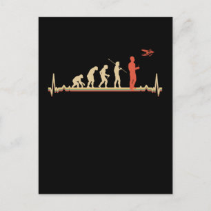 RC Pilot Evolution Retro Model Flugzeug Postkarte