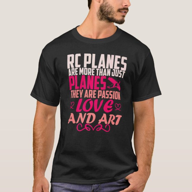 Rc Pilot Modellflugzeug-Modellmodell Rc Airbus T-Shirt (Vorderseite)