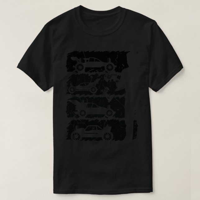 RC s Silhouette Remote-Kontrolle T-Shirt (Design vorne)
