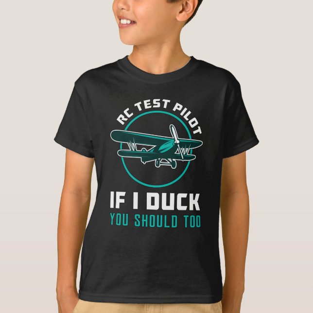 RC-Testpilot, wenn ich das RC-Flugzeug abziehe T-Shirt (Vorderseite)