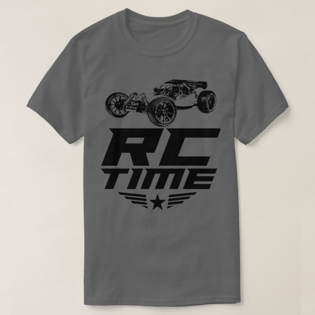 Rc Time Racing Cars Geeignet für Remote Radio Kont T-Shirt (Design vorne)