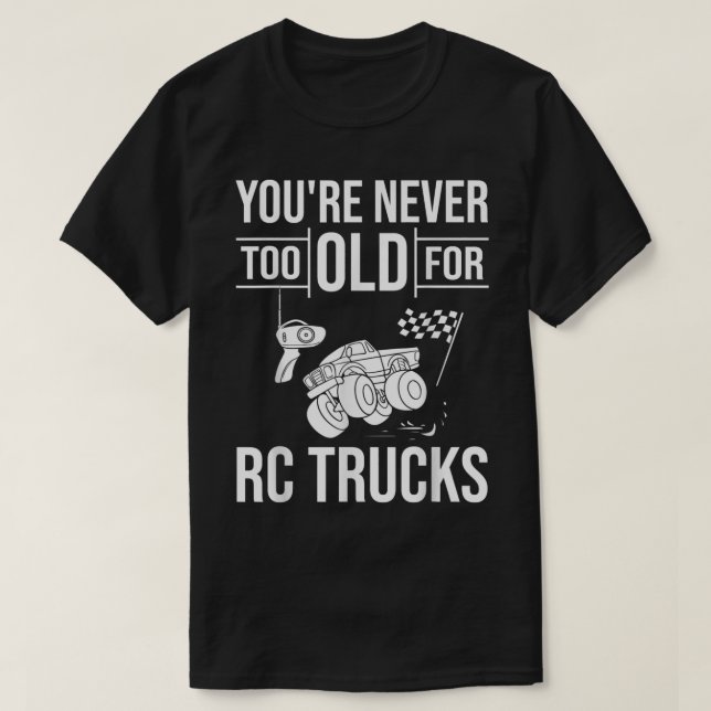 Rc Truck Monster Fernautobahn Kontrolle2373 T-Shirt (Design vorne)