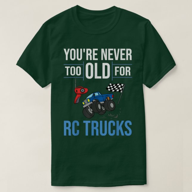 Rc Truck Monster Fernautobahn Kontrolle2377 T-Shirt (Design vorne)