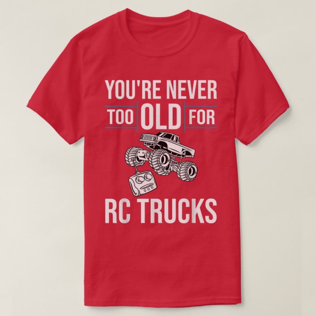 Rc Truck Monster Fernautobahn Kontrolle 2376 T-Shirt (Design vorne)
