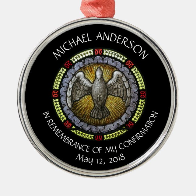 RCIA-Bestätigung für den Heiligen Geist aus festem Ornament Aus Metall (Vorne)