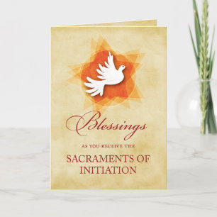 RCIA-Bestätigung und Glückwunsch Karte