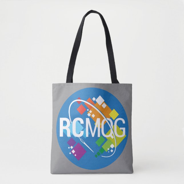 RCMQG Logo-Taschen-Tasche--Grau (Vorderseite)