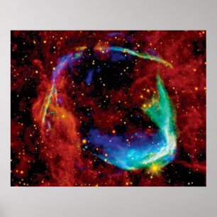 RCW 86 Supernova-Überrest - NASA Hubble Weltraumfo Poster