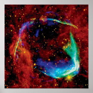 RCW 86 Supernova-Überrest - NASA Hubble Weltraumfo Poster