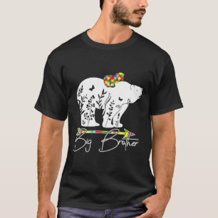 Rd Big Brother Autiseness Awareness Brother Bear P T-Shirt