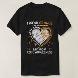 RD Custom COPD Awareness Shirt, ich trage Orange T-Shirt