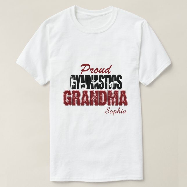 RD Custom Gymnastics Oma Shirt, Kristall T-Shirt (Design vorne)