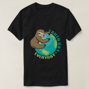 RD Earth Day Alltägliches Shirt, Sloth Shirt
