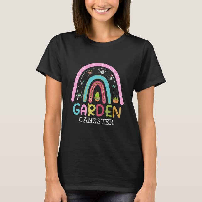Rd Garden Gangster Für Gärtner Muttertag T-Shirt (Vorderseite)