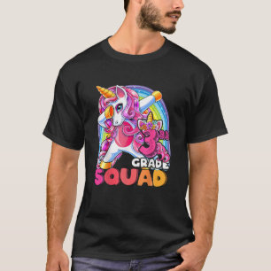 Rd. Grade Squad Dabbing Unicorn zurück zur Schule T-Shirt