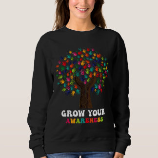 Rd Groove Your Awareness Autismus Awareness Rainbo Sweatshirt