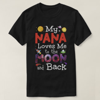 RD Kids Nana Lieben mich zum Mond und Rücken Baby  T-Shirt