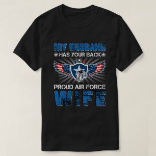 RD Personalisiert Air Force Shirt, mein Mann T-Shirt