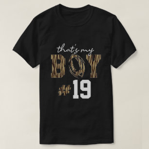 RD Personalisiert American Football Custom Number T-Shirt