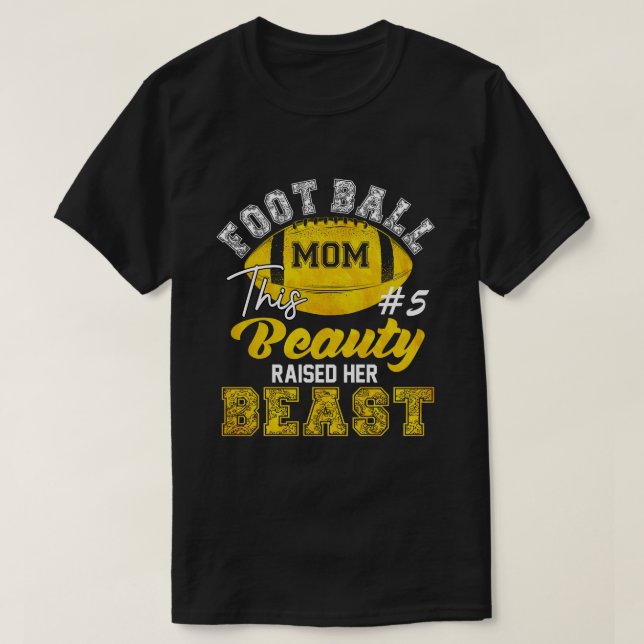 RD Personalisiert Football Mama Shirt, Diese Schön T-Shirt (Design vorne)