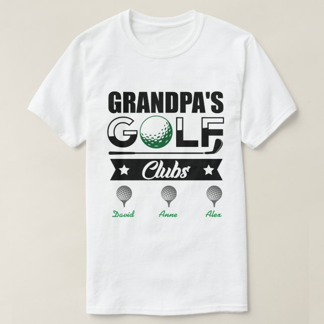 RD Personalisiert Großvaters Golf Club T-Shirt (Design vorne)