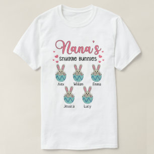 RD Personalisiert Nana's Snuggle Bunnies  T-Shirt