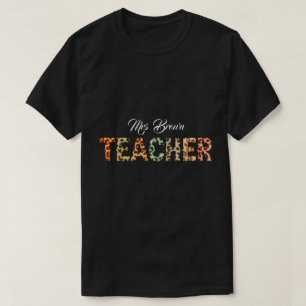 RD Personalisiert Teacher Shirt, Grundschullehrer  T-Shirt