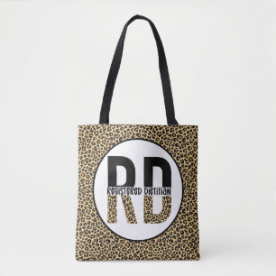 RD Registriert Dietitian Cheetah Print RD Geschenk