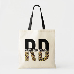 RD Registriert Dietitian Cheetah Print RD Geschenk Tragetasche