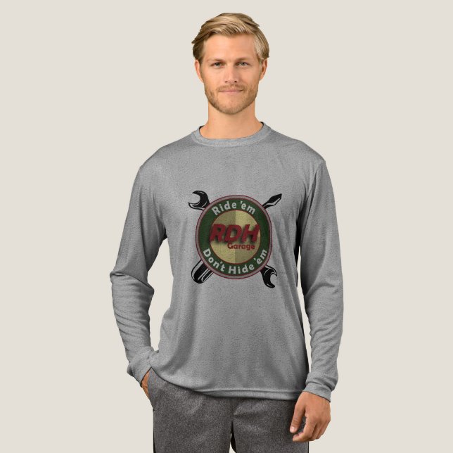 RDH Garage Big Logo Tri-Blend Shirt (Volle Vorderseite)