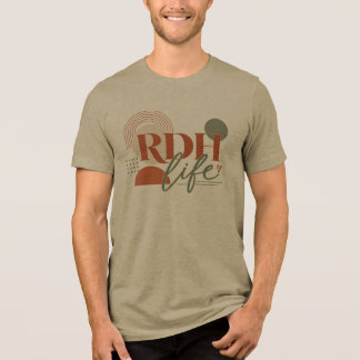 RDH Life modernes T-Shirt Geschenk Dentalhygiene Tri-Blend Shirt