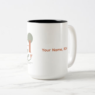 RDH Life Personalisierter Becher - Geschenk Dental Zweifarbige Tasse