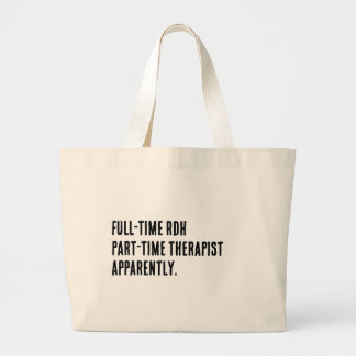 RDH- und Therapeuten-Geschenktasche - Zahnarzthelf Jumbo Stoffbeutel