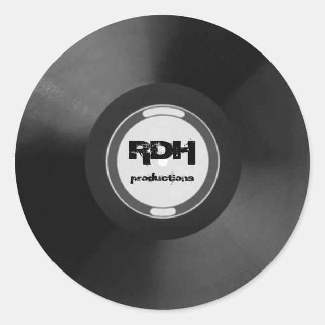 RDHprod. Vinyl Sticker (Vorderseite)