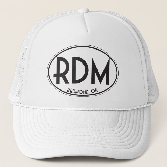 RDM Redmond ODER Fernlastfahrer-Hut Truckerkappe (Vorderseite)