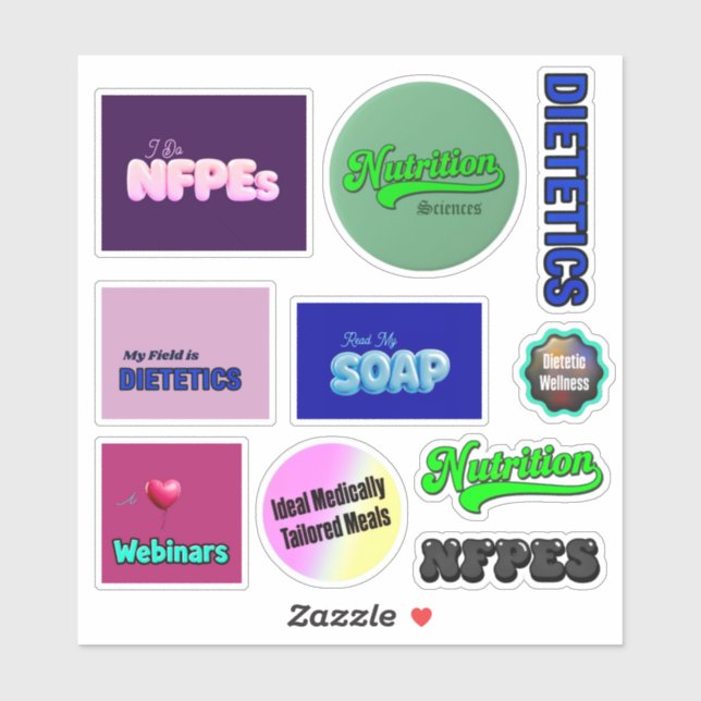 RDN-Aufkleber - Vielfalt Seite 4 + SOAP  Aufkleber (Blatt)
