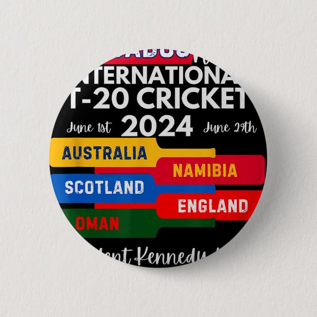 Rdos T-20 International Cricket 1  Button (Vorderseite)