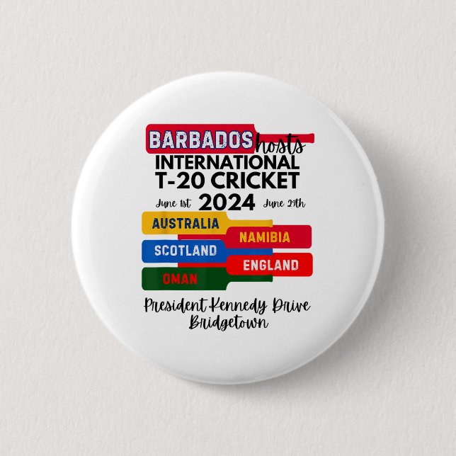 Rdos T-20 International Cricket  Button (Vorderseite)