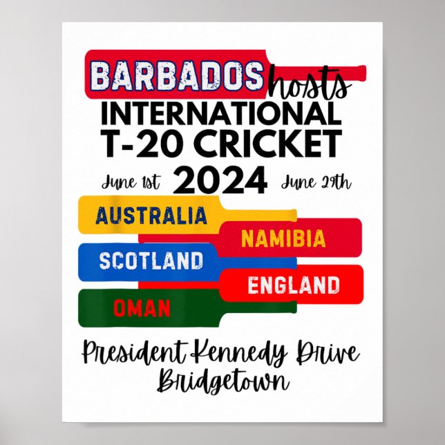 Rdos T-20 International Cricket  Poster (Vorne)