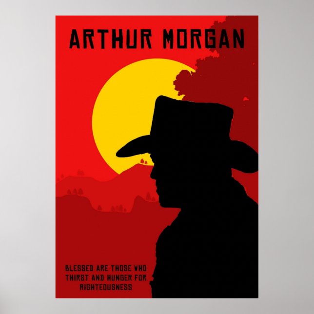 Rdr2 Arthur Morgan Poster (Vorne)
