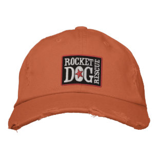 RDR-Logo (rot, schwarz, weiß) Bestickte Kappe