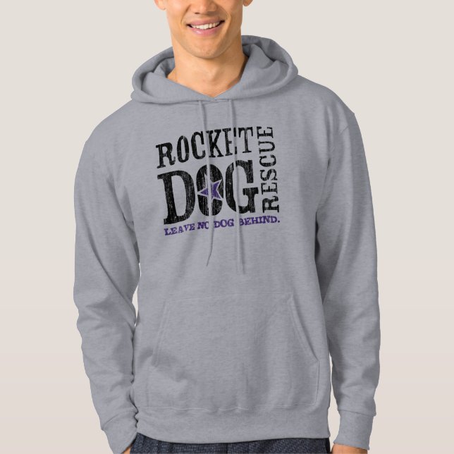 RDR Logo (Vintages Schwarzes/lila) Hoodie (Vorderseite)