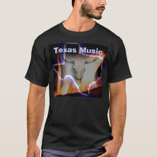 RDR Texas Musik-Schwarz-T - Shirt